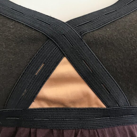 VPL Tank Convexity Breaker Cami Color Block Flowy Top Shirt Empire Waist Sz L - Picture 9 of 12